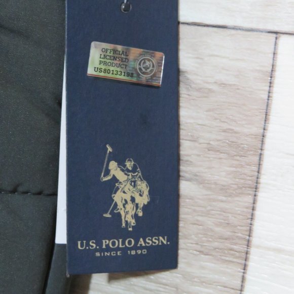 U.S.Polo Assn.*Boy's 3-Piece Set Hoodie Puffer Coat, Long Sleeve Shirt, Jeans L7 - Picture 2 of 15